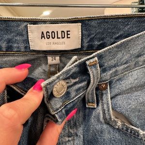 Barely worn AGOLDE jeans